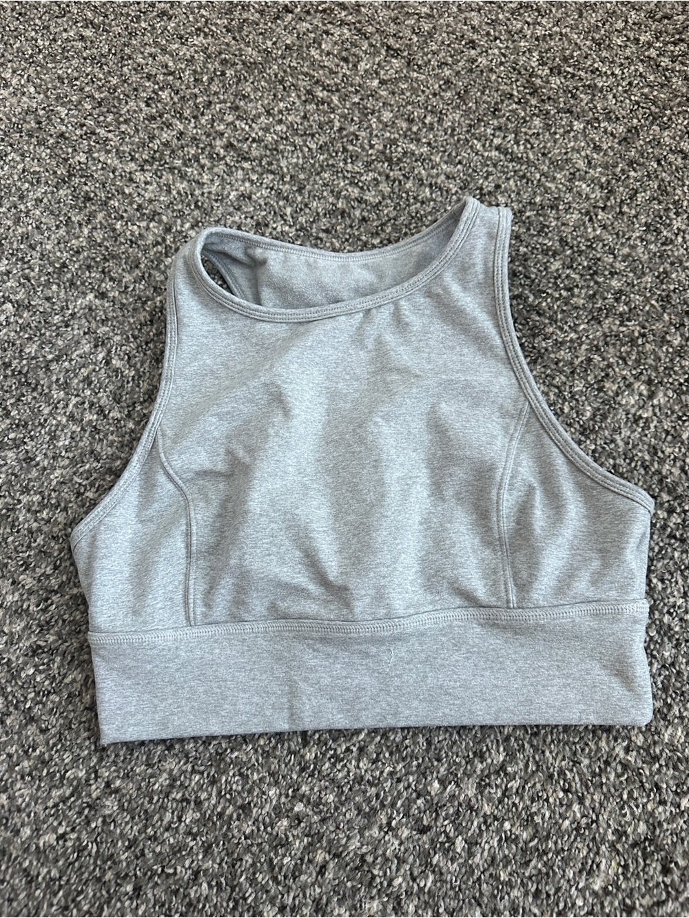 Joy Lab High Neck Light Grey Sports Bra